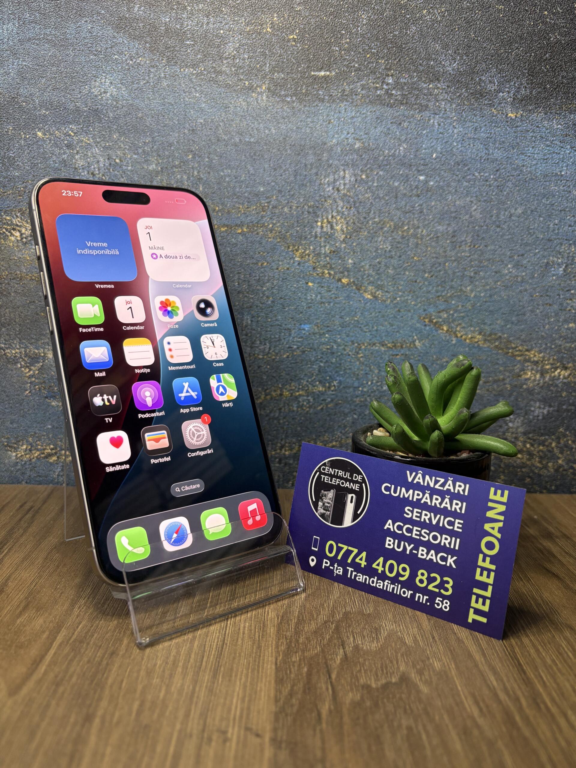 iPhone 15 Pro Max 256GB Natural Titanium - imagine 2