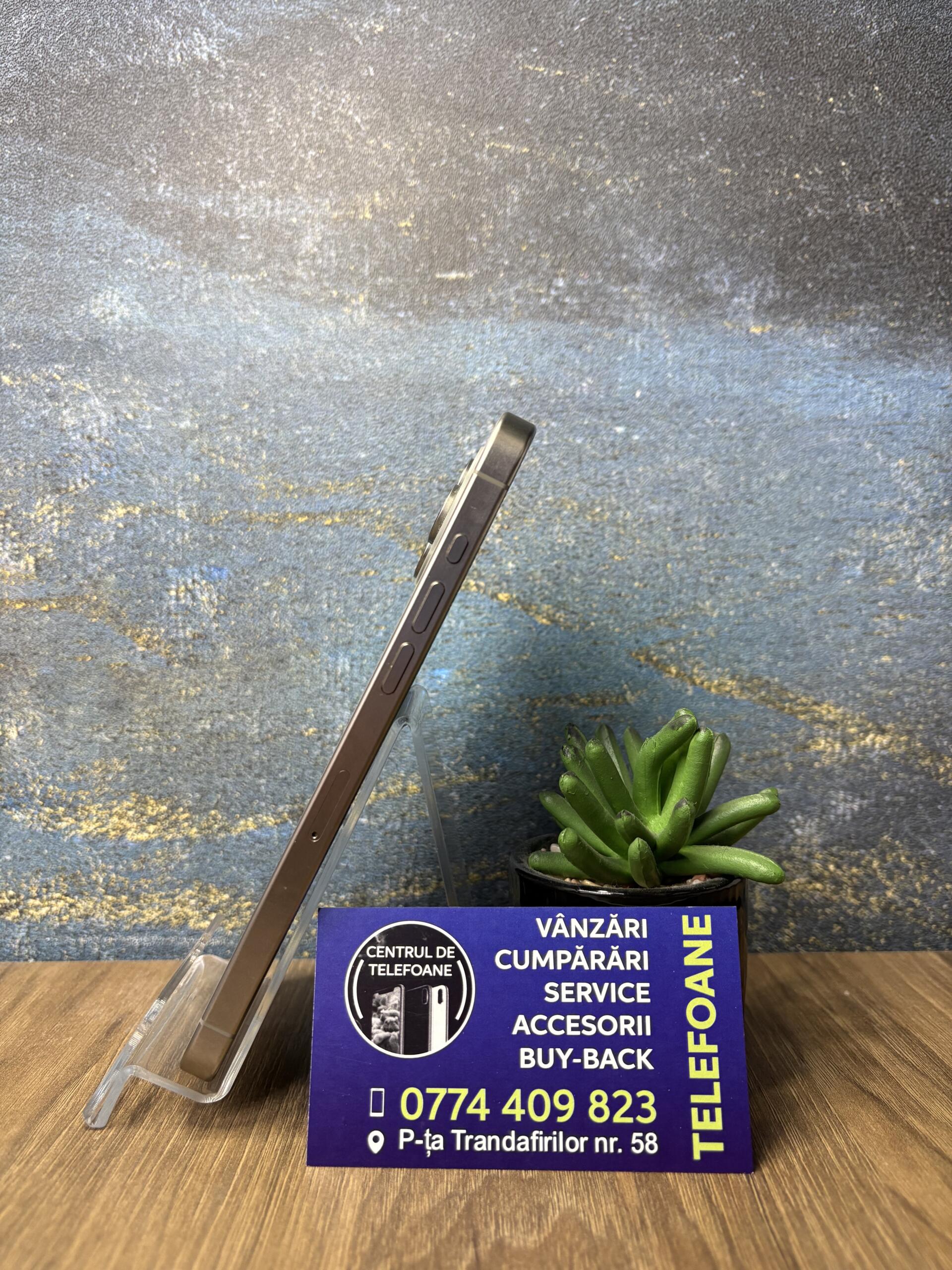 iPhone 15 Pro Max 256GB Natural Titanium - imagine 3