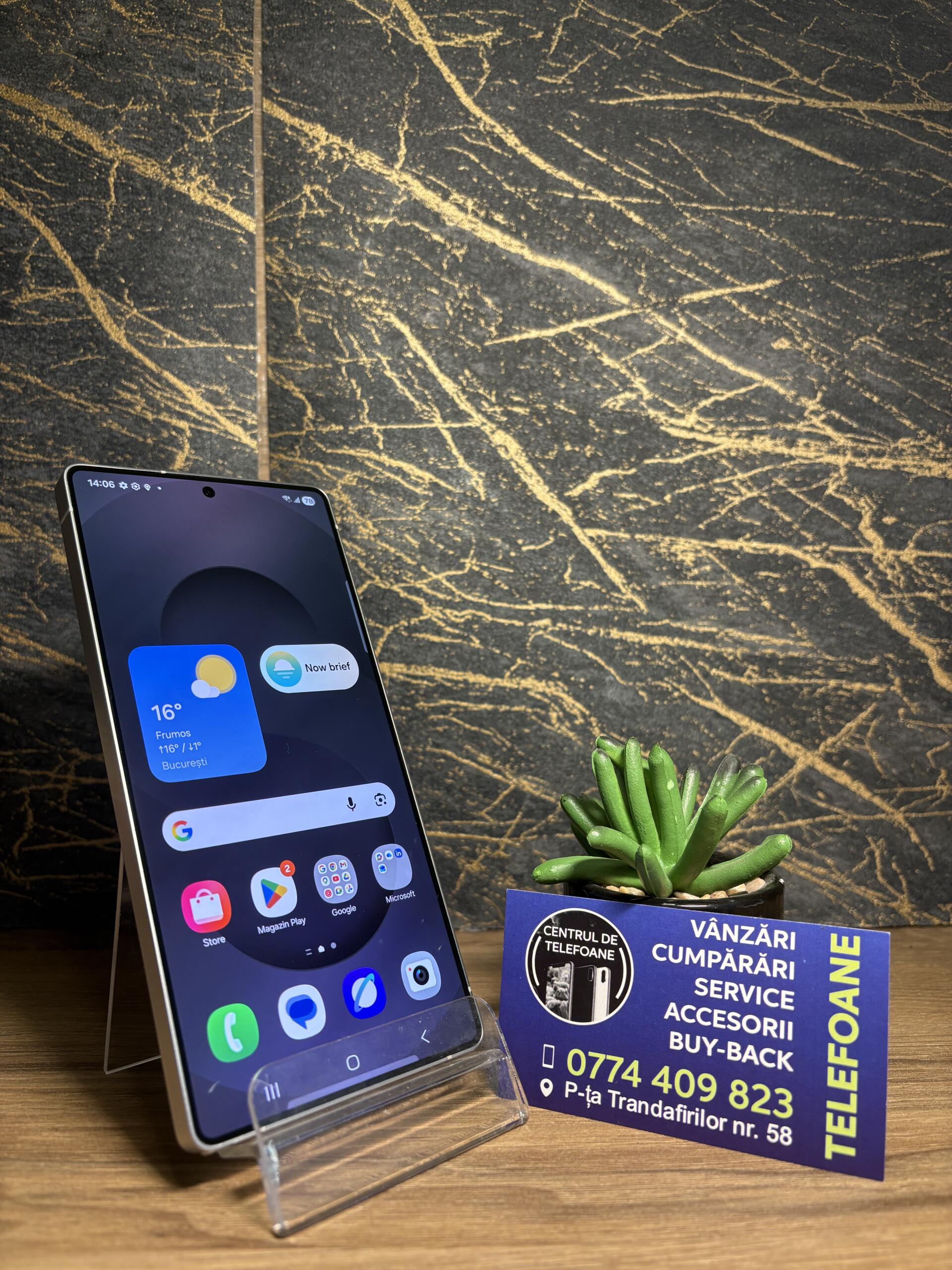 Samsung Galaxy S25 Ultra 512GB Titanium Whitesilver - imagine 2