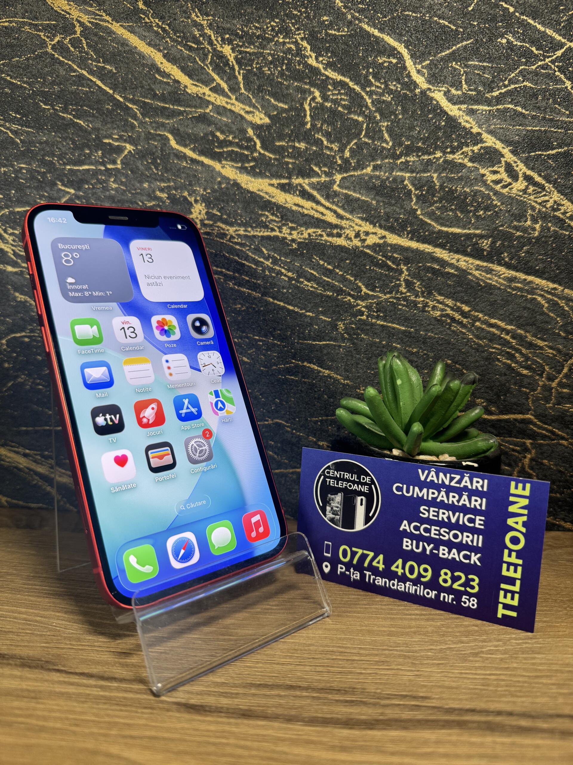 iPhone 12 64GB Product Red - imagine 2