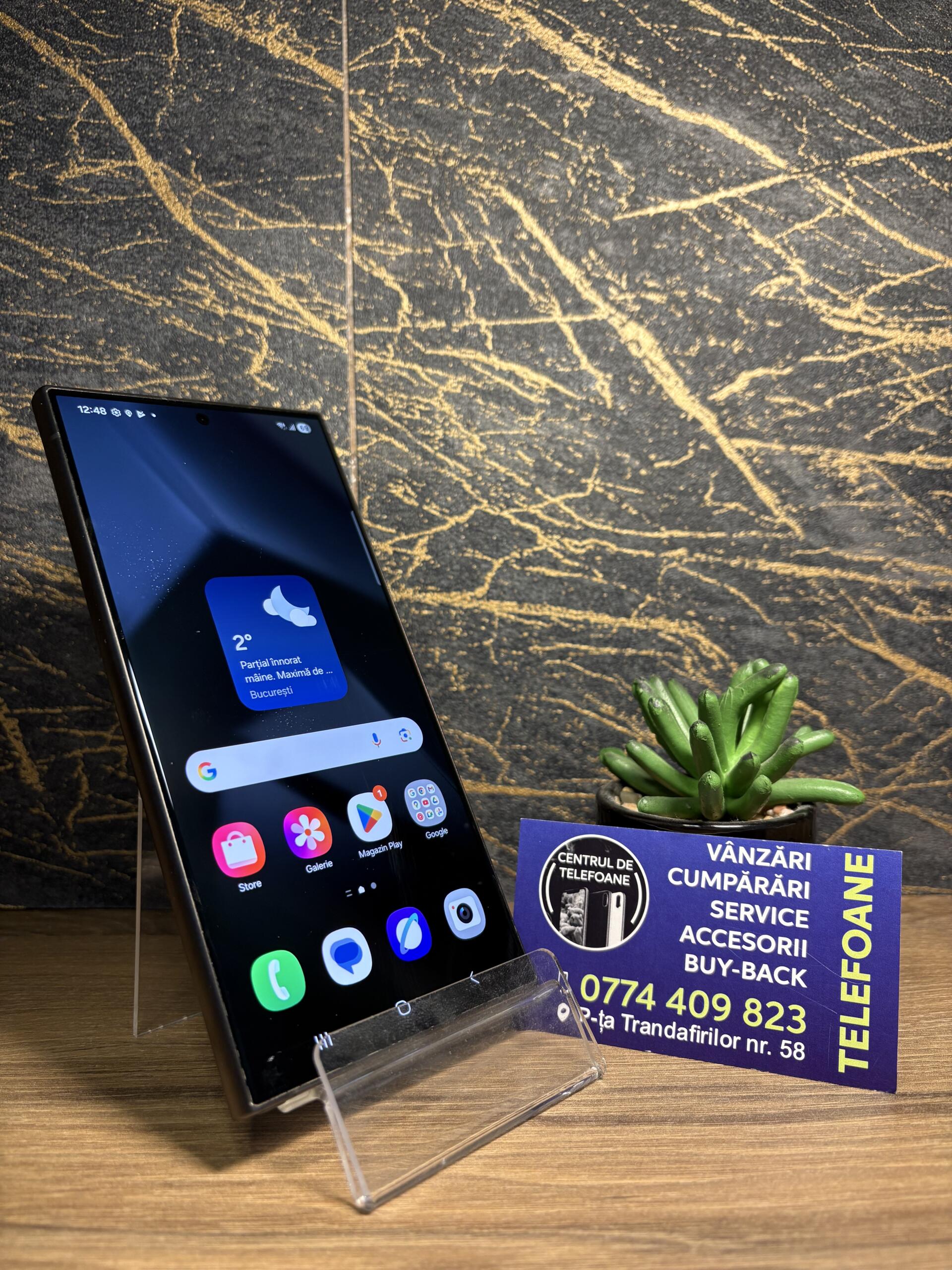 Samsung Galaxy S24 Ultra 256GB Titanium Black - imagine 2