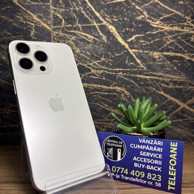 iPhone 15 Pro Max 256GB Titanium White