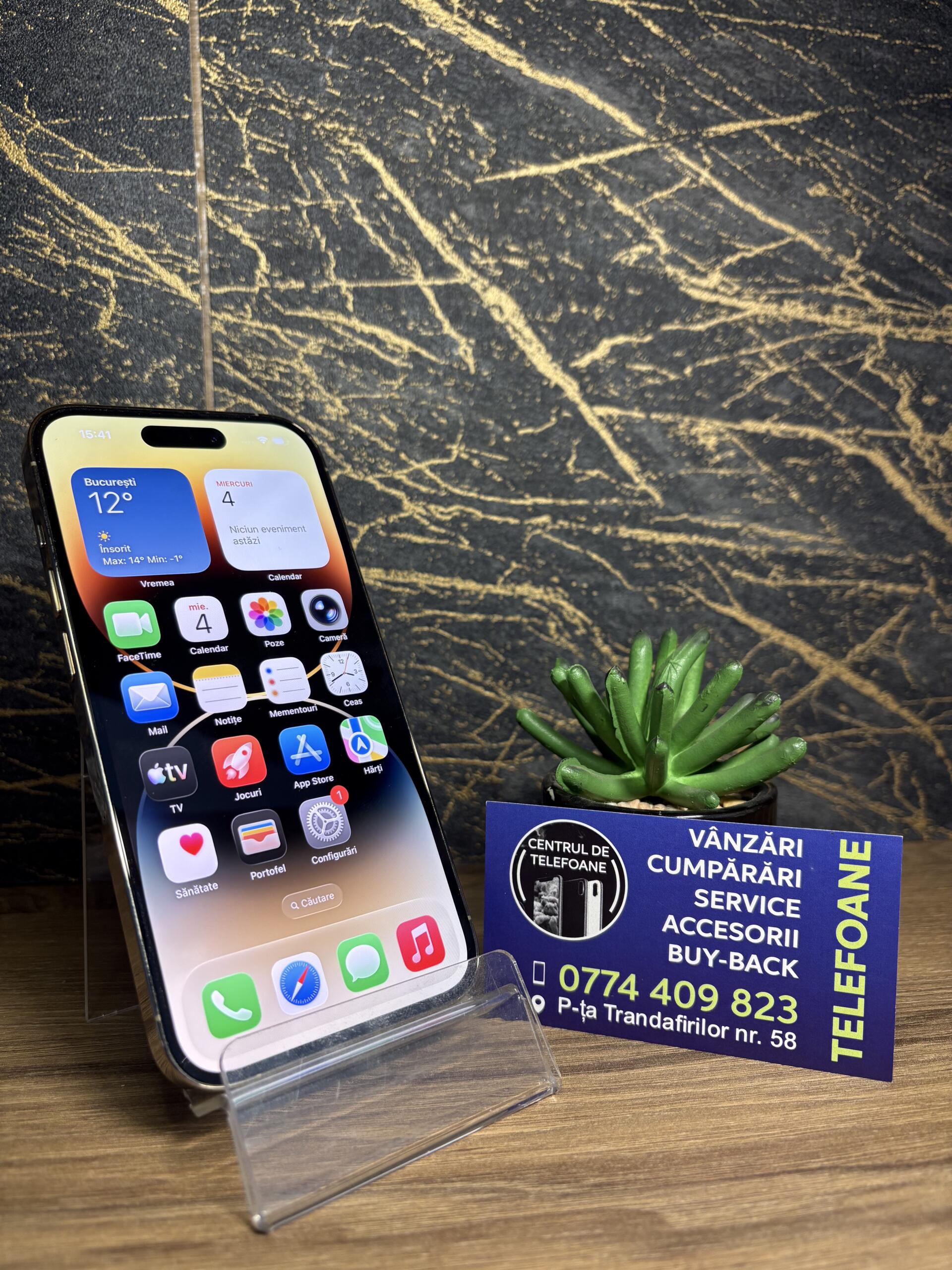 iPhone 14 Pro 128GB Gold - imagine 2