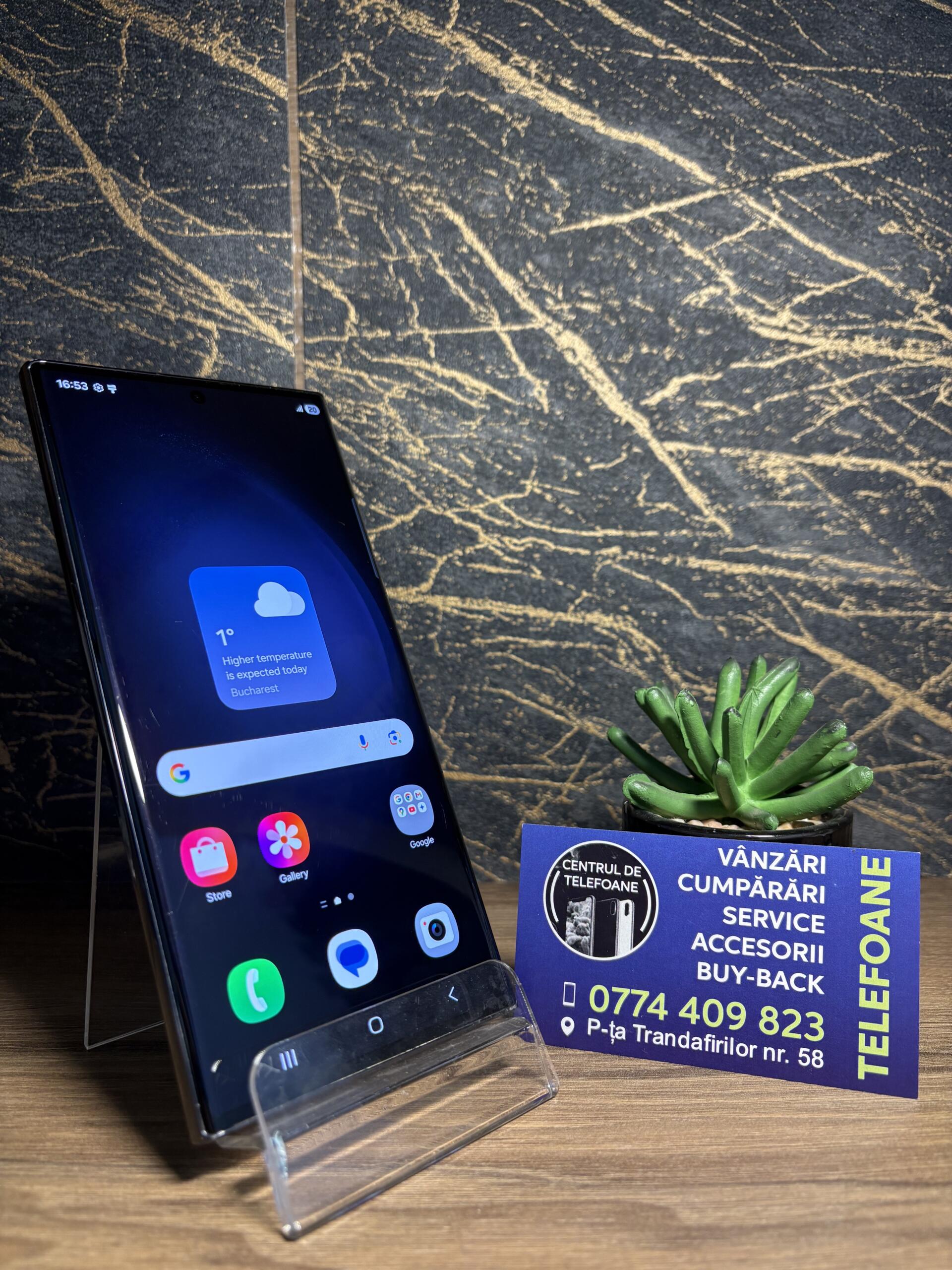 Samsung Galaxy S23 Ultra 256GB Phantom Black - imagine 2