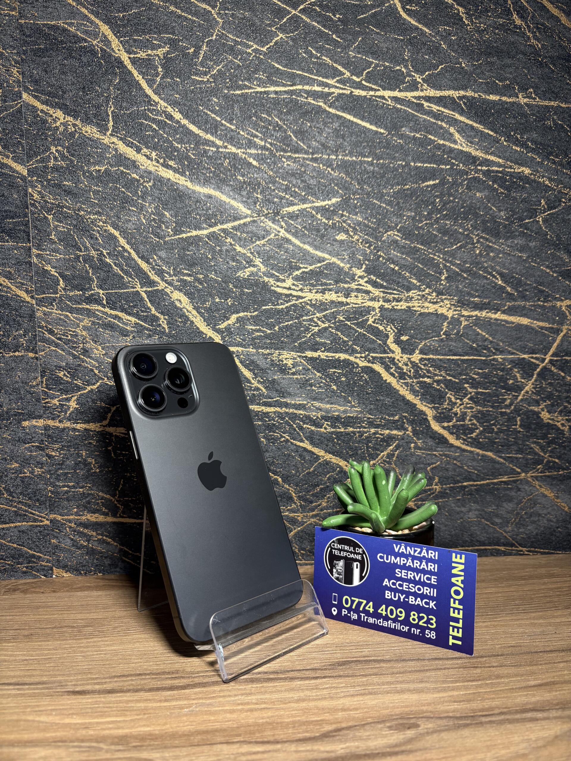 iPhone 15 Pro Max 256GB Black Titanium