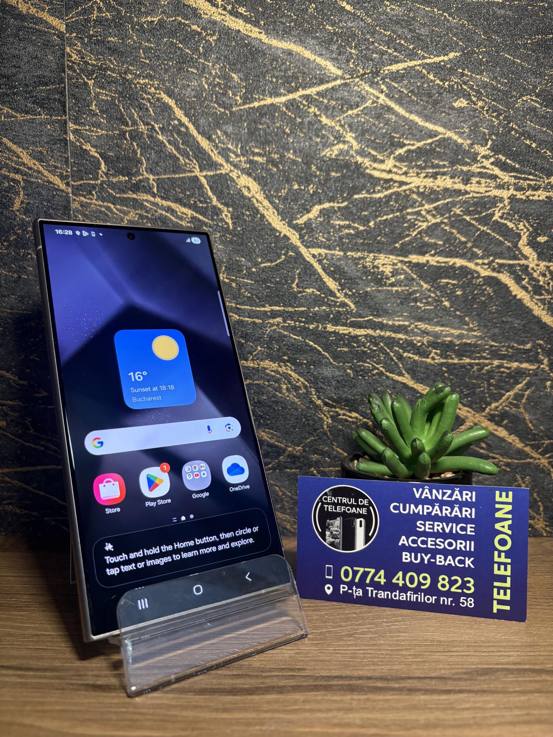 Samsung Galaxy S24 Ultra 256GB Titanium Gray - imagine 2