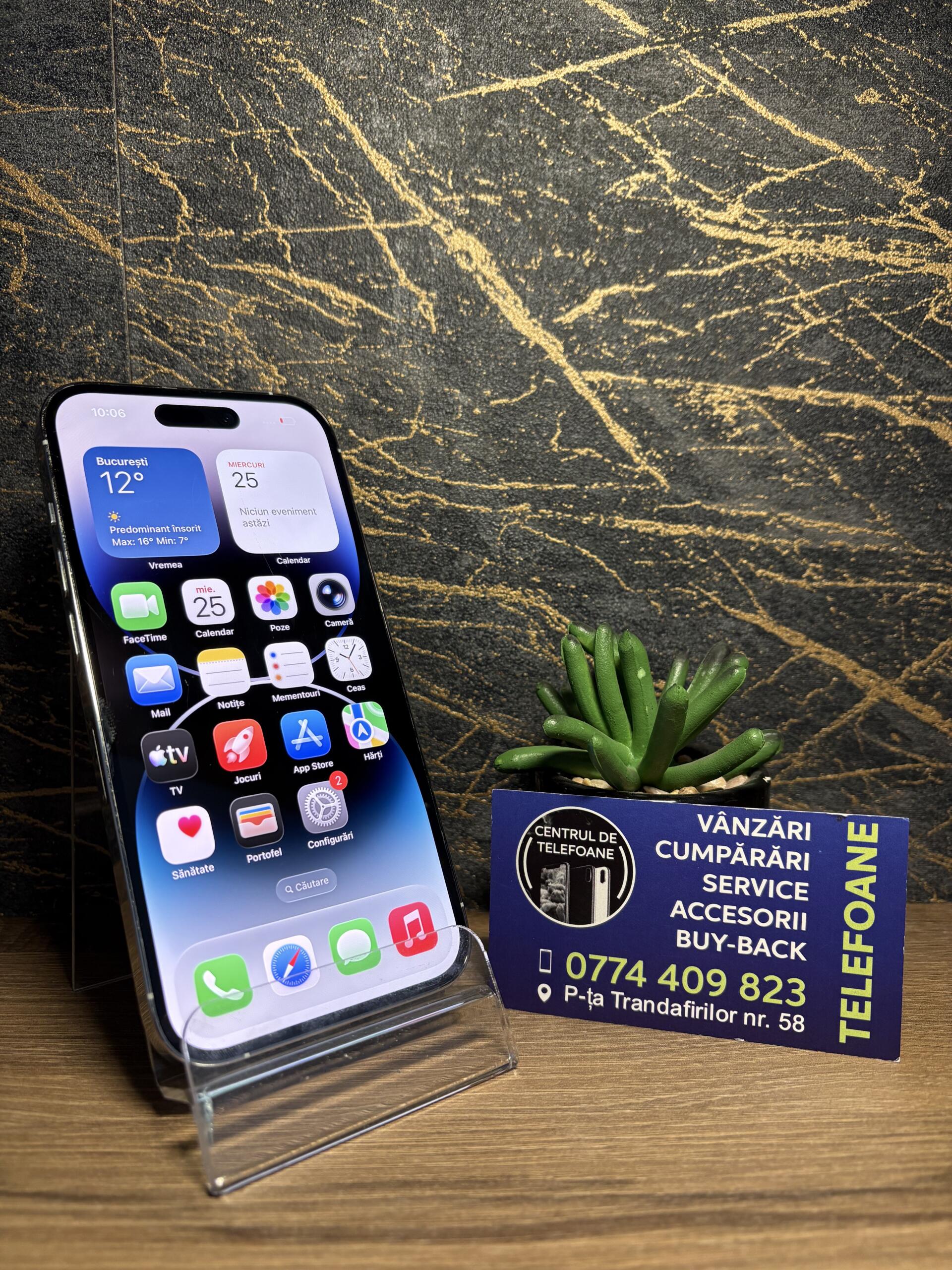 iPhone 14 Pro 128GB Silver - imagine 2