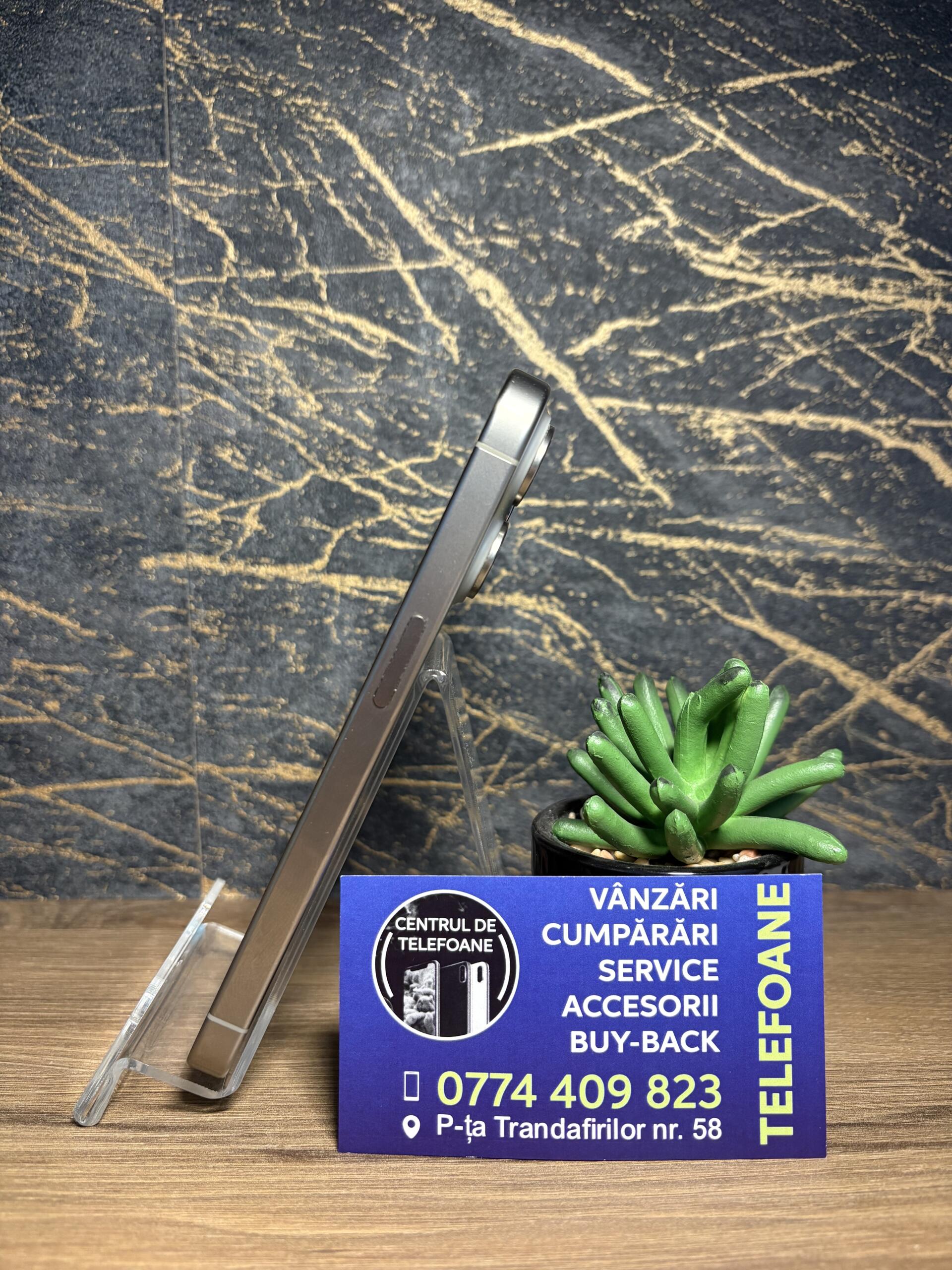 iPhone 15 Pro 128GB Natural Titanium - imagine 3