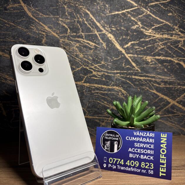 iPhone 15 Pro Max 256GB White Titanium