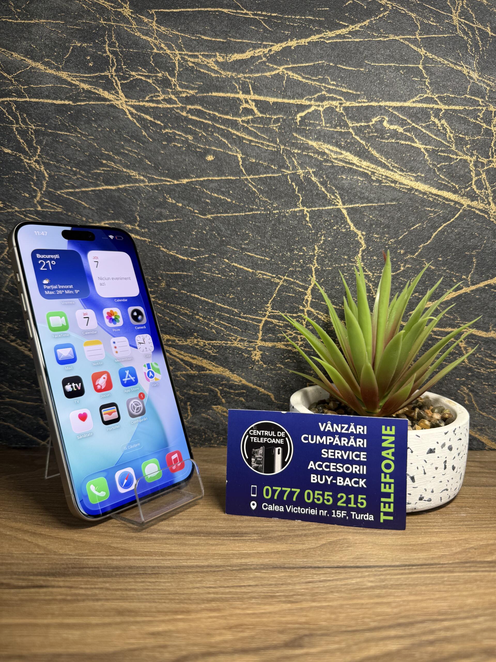 iPhone 15 Pro Max 256 GB Natural Titanium - imagine 2
