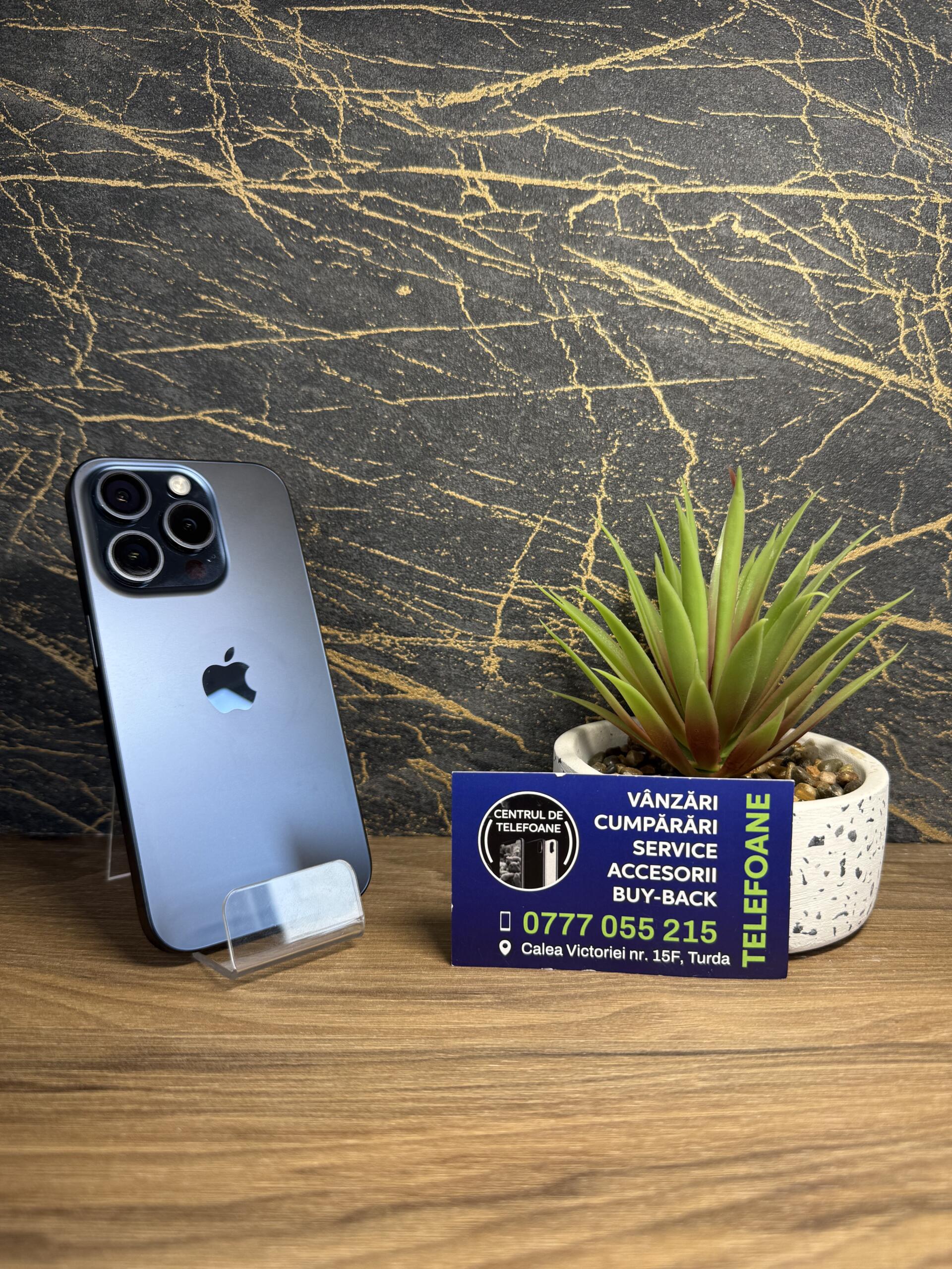 iPhone 15 Pro 128 GB Blue Titanium