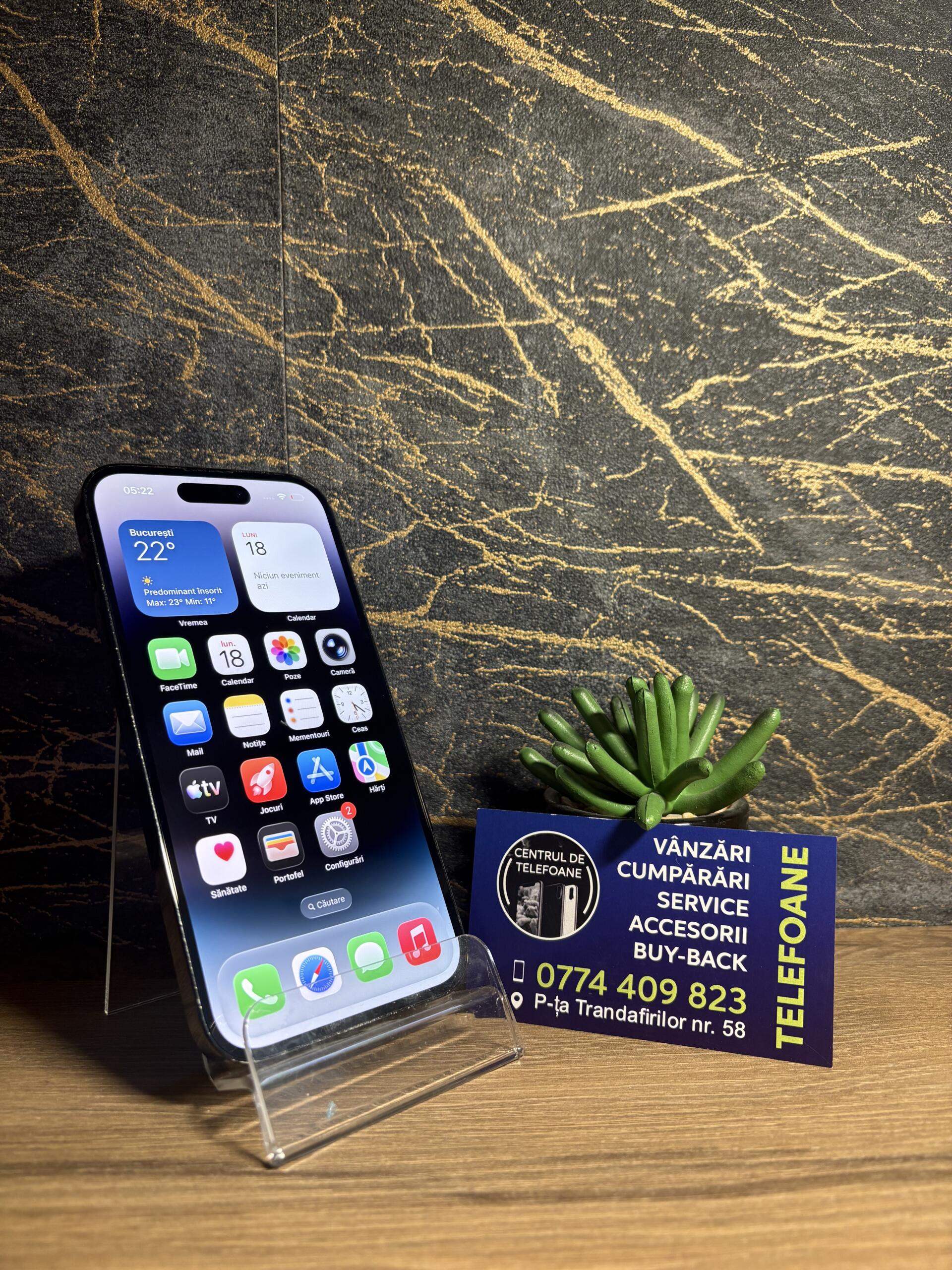 iPhone 14 Pro 256GB Space Black - imagine 2